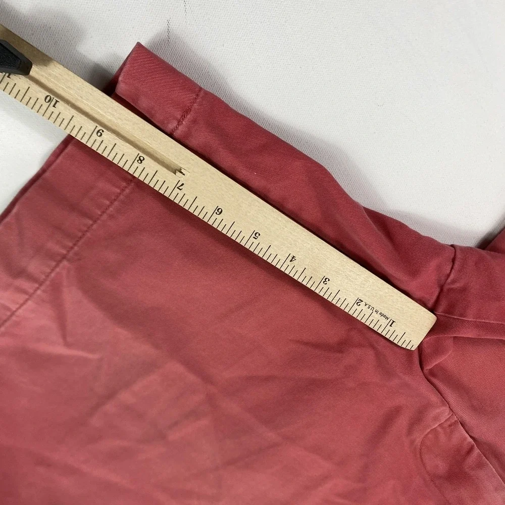 Polo Ralph Lauren Shorts Mens 33 Red Chino Flat Front Cotton Casual Summer
